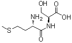 结构式 CAS# 14517-43-2, L-蛋氨酰-L-丝氨酸