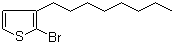 structure of CAS# 145543-83-5, 2-Bromo-3-octylthiophene