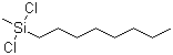 structure of CAS# 14799-93-0, Dichloromethyloctylsilane;(Dichloromethylsilyl)octane; Methyl(octyl)dichlorosilane