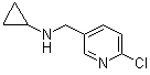 结构式 CAS# 149019-54-5, 6-氯-N-环丙基-3-吡啶甲胺