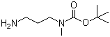 structure of CAS# 150349-36-3, tert-Butyl N-(3-aminopropyl)-N-methylcarbamate