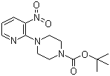 1-Boc-4-(3-nitropyridin-2-yl)piperazine molecular structure (CAS 153473-24-6)
