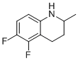 5,6-Difluoro-2-methyl-1,2,3,4-tetrahydroquinoline molecular structure (CAS 154357-37-6)