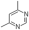 structure of CAS# 1558-17-4, 4,6-Dimethylpyrimidine