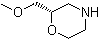 结构式 CAS# 157791-20-3, (S)-2-(甲氧基甲基)吗啉