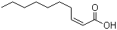 结构式 CAS# 15790-91-7, (Z)-2-癸烯酸