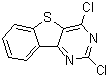 结构式 CAS# 160199-05-3, 2,4-二氯-[1]苯并噻吩并[3,2-d]嘧啶