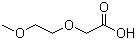 结构式 CAS# 16024-56-9, 2-(2-甲氧基乙氧基)乙酸