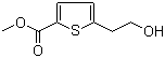 结构式 CAS# 160744-13-8, 5-(2-羟乙基)-2-噻吩羧酸甲酯
