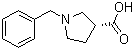 结构式 CAS# 161659-80-9, (S)-1-苄基吡咯烷-3-甲酸