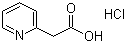 结构式 CAS# 16179-97-8, 2-吡啶乙酸盐酸盐