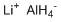 structure of CAS# 16853-85-3, Lithium aluminium hydride;LAH; Lithium tetrahydridoaluminate