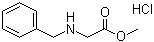 structure of CAS# 17136-35-5, N-Benzylglycine methyl ester hydrochloride