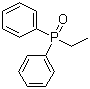 structure of CAS# 1733-57-9, Diphenyl(ethyl)phosphine oxide;Diphenylphosphinoethane monoxide; Ethyldiphenylphosphine oxide