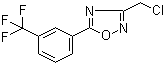结构式 CAS# 175205-63-7, 3-氯甲基-5-[(3-(三氟甲基)苯基]-1,2,4-噁二唑