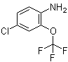 4-Chloro-2-trifluoromethoxyaniline molecular structure (CAS 175205-77-3)