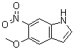 structure of CAS# 175913-29-8, 5-Methoxy-6-nitro-1H-indole