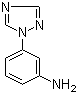 结构式 CAS# 176032-78-3, 3-(1H-1,2,4-三唑-1-基)苯胺