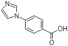 structure of CAS# 17616-04-5, 4-(1H-Imidazol-1-yl)benzoic acid