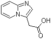 structure of CAS# 17745-04-9, Imidazo[1,2-a]pyridin-3-ylacetic acid;2-imidazo[1,2-a]pyridin-3-ylacetic acid