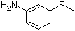structure of CAS# 1783-81-9, 3-Aminothioanisole;3-(Methylthio)aniline
