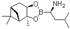 结构式 CAS# 179324-86-8, (alphaR,3aS,4S,6S,7aR)-六氢-3a,5,5-三甲基-alpha-(2-甲基丙基)-4,6-甲桥-1,3,2-苯并二氧杂硼杂环戊烯-2-甲胺