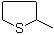 structure of CAS# 1795-09-1, 2-Methyltetrahydrothiophene;2-Methylthiacyclopentane; 2-Methylthiolane; 2-Methylthiophane; Tetrahydro-2-methylthiophene
