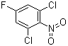 structure of CAS# 180134-21-8, 4-Fluoro-2,6-dichloronitrobenzene;1,3-Dichloro-5-fluoro-2-nitrobenzene; 2,6-Dichloro-4-fluoronitrobenzene