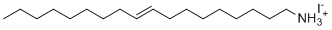 structure of CAS# 1802520-56-4, [(E)-octadec-9-enyl]azanium iodide;Oleylammonium Iodide; (Z)-octadec-9-en-1-amine hydroiodide