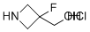 structure of CAS# 1803604-98-9, (3-Fluoroazetidin-3-yl)methanol hydrochloride