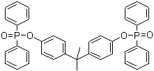 结构式 CAS# 181028-79-5, 四苯基双酚 A 二磷酸酯; 双酚 A 双(二苯基磷酸酯); BDP