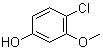 structure of CAS# 18113-07-0, 4-Chloro-3-methoxyphenol