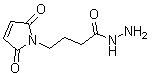 structure of CAS# 181148-01-6, 4-Maleimidobutyric acid hydrazide;2,5-Dihydro-2,5-dioxo-1H-pyrrole-1-butanoic acid hydrazide