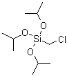 结构式 CAS# 18162-82-8, 氯甲基三异丙氧基硅烷
