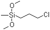 structure of CAS# 18171-19-2, 3-Chloropropylmethyldimethoxysilane