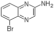 structure of CAS# 181871-83-0, 5-Bromoquinoxalin-2-amine