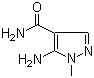 structure of CAS# 18213-75-7, 5-Amino-1-methylpyrazole-4-carboxamide;5-Amino-1-methyl-1H-pyrazole-4-carboxamide