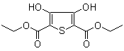结构式 CAS# 1822-66-8, 3,4-二羟基噻吩-2,5-二甲酸二乙酯