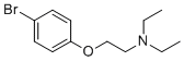 structure of CAS# 1823-62-7, 2-(4-bromophenoxy)-N,N-diethylethanamine