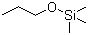 structure of CAS# 1825-63-4, Trimethyl(propoxy)silane;Propoxytrimethylsilane