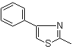 structure of CAS# 1826-16-0, 2-Methyl-4-phenylthiazole;4-Phenyl-2-methyl-1,3-thiazole