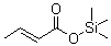 structure of CAS# 18269-64-2, Trimethylsilyl crotonate