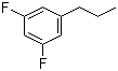 structure of CAS# 183245-00-3, 3,5-Difluoro-1-propylbenzene