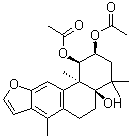 structure of CAS# 18326-06-2, 2-Acetoxy-3-deacetoxycaesaldekarin E