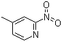 结构式 CAS# 18368-71-3, 4-甲基-2-硝基吡啶