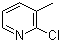 结构式 CAS# 18368-76-8, 2-氯-3-甲基吡啶