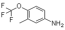 structure of CAS# 183945-52-0, 3-Methyl-4-(trifluoromethoxy)aniline;3-Methyl-4-(trifluoromethoxy)benzenamine