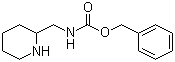 structure of CAS# 184044-09-5, Benzyl piperidine-2-ylmethylcarbamate;Piperidine-2-ylmethylcarbamic acid benzyl ester