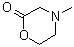structure of CAS# 18424-96-9, 5,6-Dihydro-4-methyl-4H-1,4-oxazin-2(3H)-one;N-Methyl-2-morpholinone; N-Methyl-2-oxomorpholine