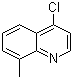结构式 CAS# 18436-73-2, 4-氯-8-甲基喹啉
